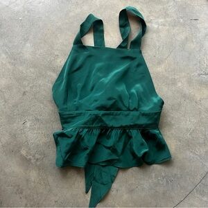 STONE COLD FOX 🌲 Always Judging La Brea Silk Crop Top